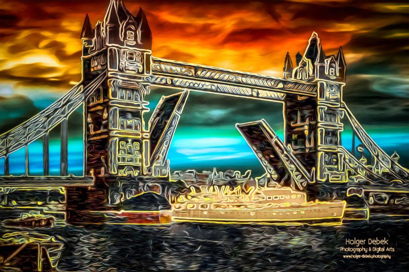 Digital Art - London Bridge